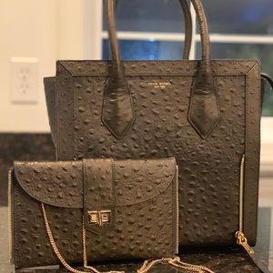 Henri Bendel Rivington Tote with removable clutch